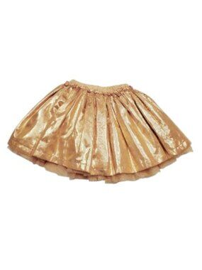 NWOT Pink Chicken Gold Skirt Size 3y